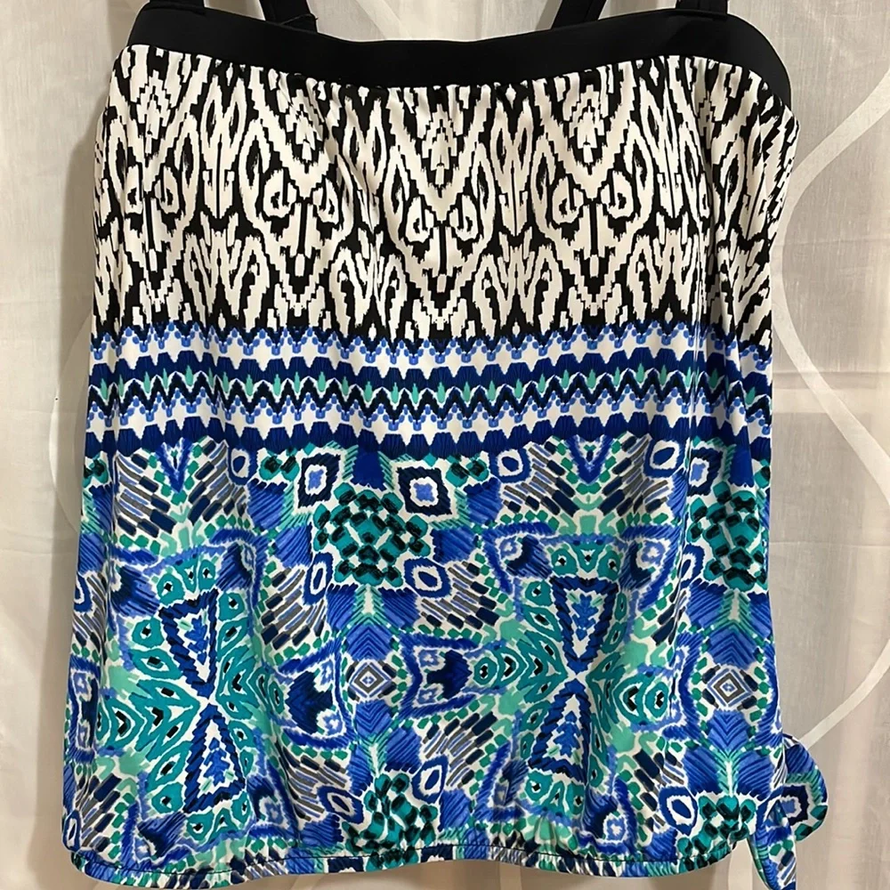 Maxine Of Hollywood Bathing Suit Top, Size 12